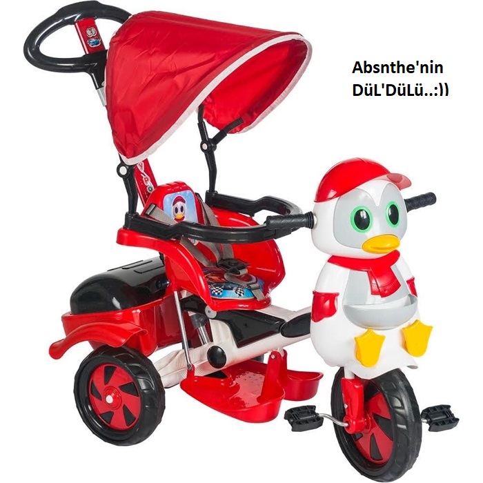 Kontrollu bisiklet kirmizi