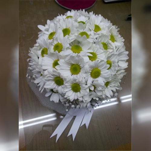 Papatya gelin buketi 500x500